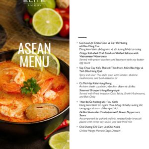 Asian Set Menu