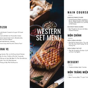 Western Set Menu
